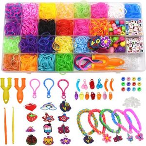 CRÉATION DE BIJOUX Kit de Métier à Tisser Kit - Loom Bands - Bracelet