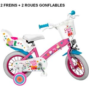 VÉLO ENFANT Vélo enfant - Peppa Pig - 12 pouces - Fille - 2 fr