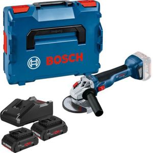 Meuleuse angulaire Bosch Professional X-LOCK GWX 18V-10 sans batterie +  L-BOXX - 06017B0101 pas cher 