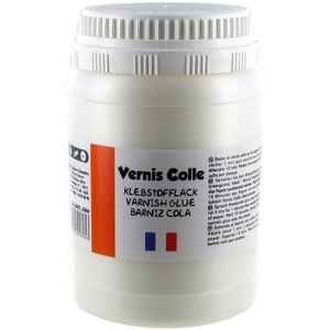 VERNIS-COLLE Vernis colle satiné en Pot de 250 gr