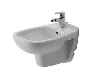 BIDET Duravit, bidet suspendu d-code blanc.