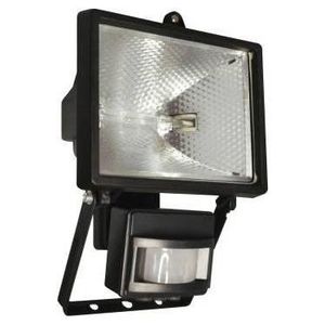 ip44 Halogène projecteur//projecteur puissant 120w avec détecteur mvt Noir