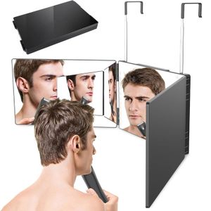 MIROIR Miroir à 360° Degrés avec Lumière, Self Cut Miroir