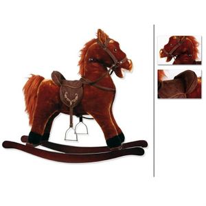 JOUET À BASCULE CHEVAL A BASCULE EN BOIS 71 CM