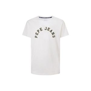 T-SHIRT T-shirt PEPE JEANS WESTEND TEE FUTURE ECRU Blanc -