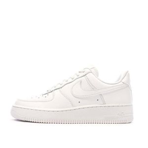 BASKET Basket Nike AIR FORCE 1 07 - Blanc - Cuir - Lacets