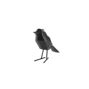 OBJET DÉCORATIF Statue oiseau noir large ORIGAMI