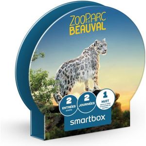 COFFRET SÉJOUR SMARTBOX - Séjour de 2 jours au ZooParc de Beauval - Coffret Cadeau | 2 entrées adultes et 1 nuit à proximité