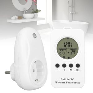 THERMOSTAT D'AMBIANCE Sonew Thermostat sans fil avec télécommande LCD - Contrôle de température