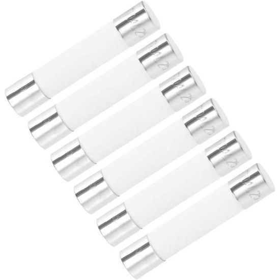 Lot De 10 Fusibles Céramique Rapide 10A 250V 6x25mm - Pour Réparation D'appareils électriques, Protection Circuit - 3