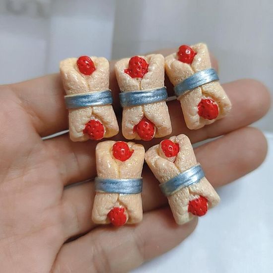 Ustensiles De Cuisine Miniatures Pour Maison De Poupées, 4