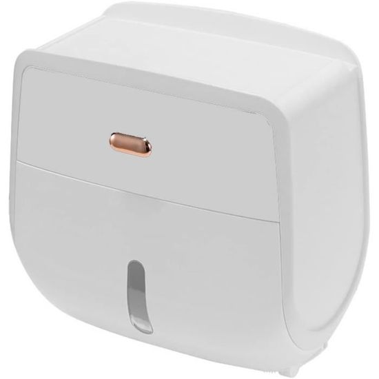 Distributeur De Lingettes Humides – Design Rond élégant – ABS Et Aluminium – Compact (7x7x13 Cm) – Jusqu'à 60 Lingettes – Idée Cadeau