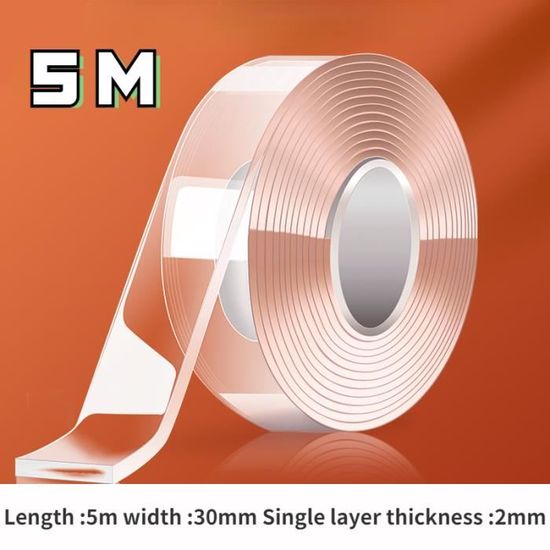 Scotch Autocollant Transparent 60*100 MM - Adhérence Parfaite & Durable