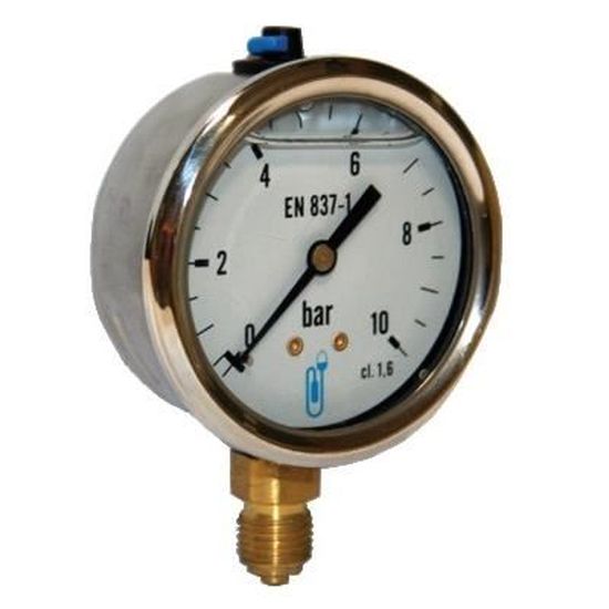 Manomètre boîtier Inox réétalonnable - Série 7610 - 7710 Citec - réf