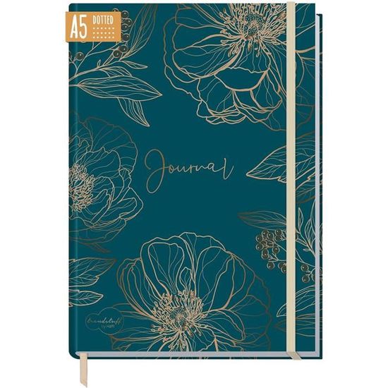 DOHE Bullet Journal A4 Takenote Elba - Carnet Pointillé 192 Pages, Papier 100g/m², Reliure Anneaux Doubles, 21.5 X 30 Cm
