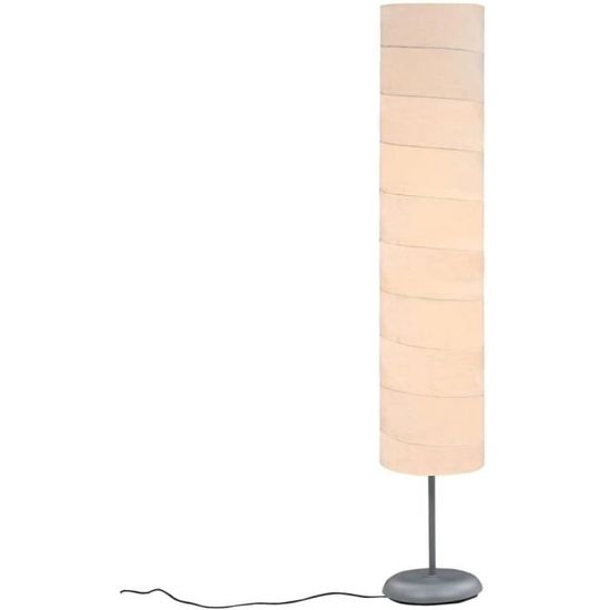 Lampadaire Gris VidaXL - 180 Cm, Double Fonction (uplighter + Lecture), Design Moderne Pour Salon