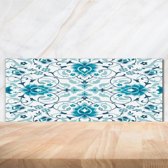 Panneau cuisine design en verre dépoli laiteux – 60x60 cm – Tulup