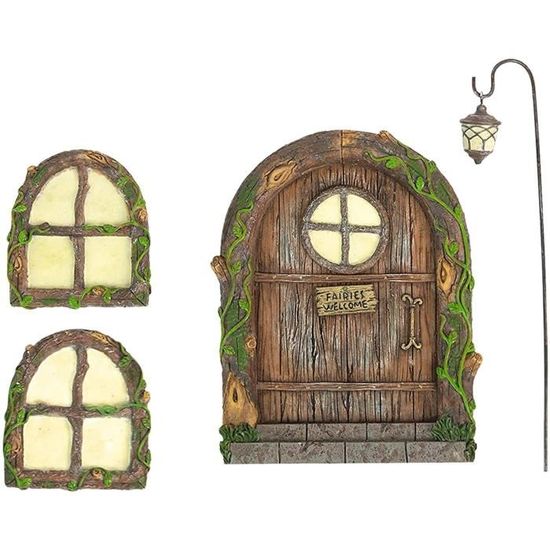 Porte De Nain De Fée Miniature, Porte De Fée Pour Fées Et Nains De Jardin  Enchantés, Statues D'Arbre De Jardin, Accessoires D[H2800] - Cdiscount  Jardin