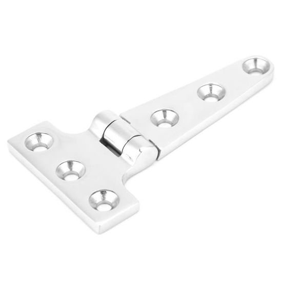 Charnière T Inox 316 Marine 152x76 Mm – 2 Pièces Robuste Pour Bateau, Yacht, Hors-Bord