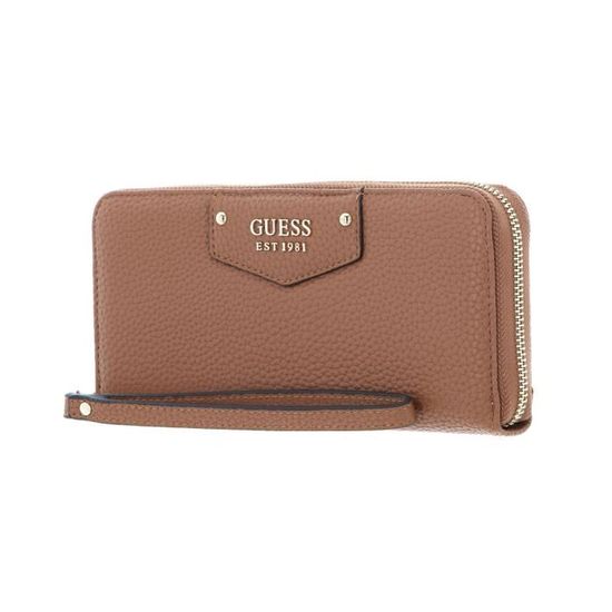 GUESS Geldbörse Eco Carly SLG Small Zip Around Wallet Stone