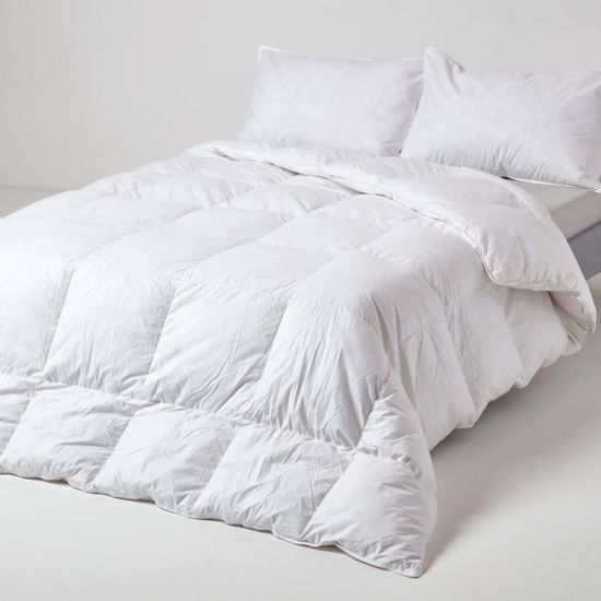 Laine Couette taille unique 135 x 200 cm 1 oreiller 10.5 Tog Poids Léger Laine Couette taille unique 135 x 200 cm 1 oreiller 10.5 Tog Poids Léger
