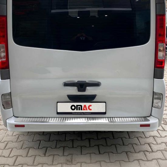 Protection Seuil De Coffre Inox Pour Opel Vivaro 2019-2025 L3 – Garde-Bouclier Arrière Sur Mesure