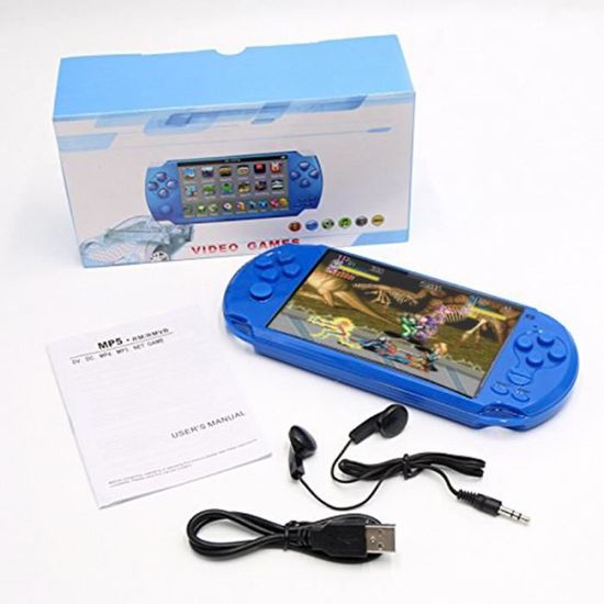 ROGUCI X9S Game Player 5000 Jeux intégrés 8Gb Télécharger gratuitement la Vidéo Console Retro PSP avec Musique et Caméra Microphone