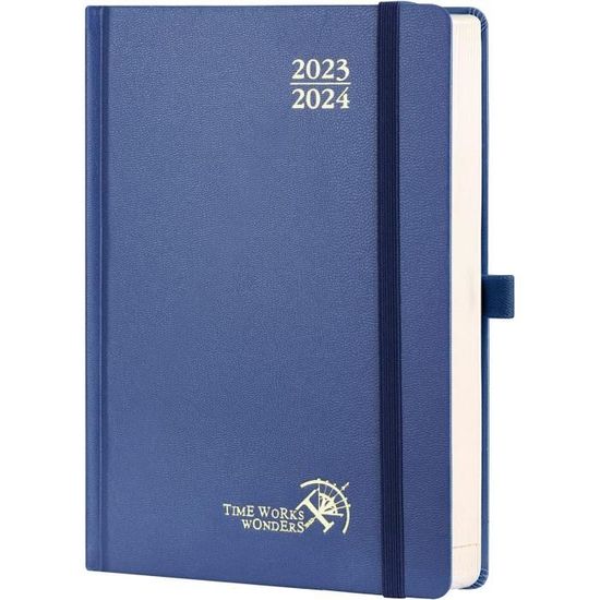 Agenda 2025 Journalier A5 - Planificateur Janvier à Décembre 2025 Avec Stylo, Autocollants Et Poche - Rose