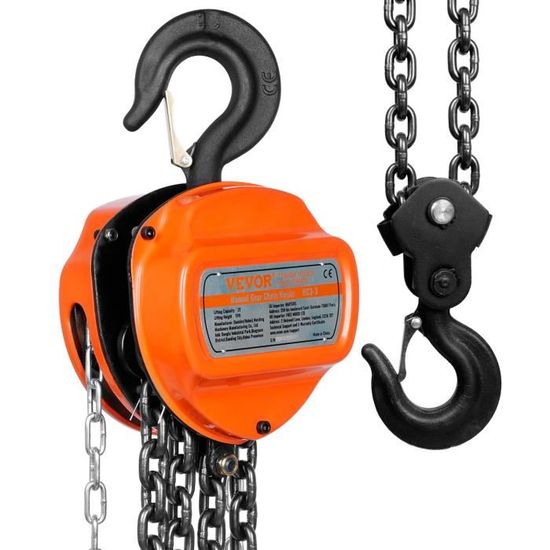 Élingue Chaîne Levage 2m 4,75t - Crochets Pour Grue, Mines, Ports