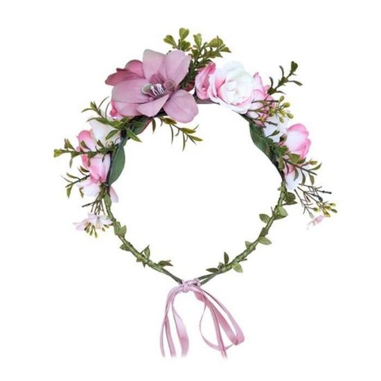 Bandeau Couronne De Roses Rouge Avec Crânes – Ultra Chic Pour Halloween, Mariage Ou Soirée Costumée