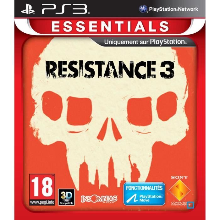 Resistance 3 : essentials Jeu PS3