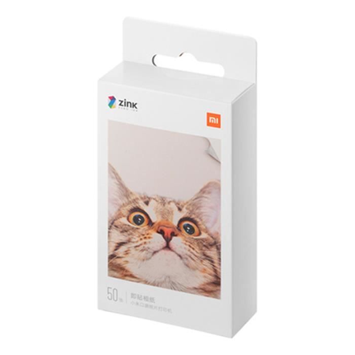 50 Pièces 2 X 3 inch Papier Photo - Feuilles de Papier - Pour Xiaomi Mi AR Imprimante