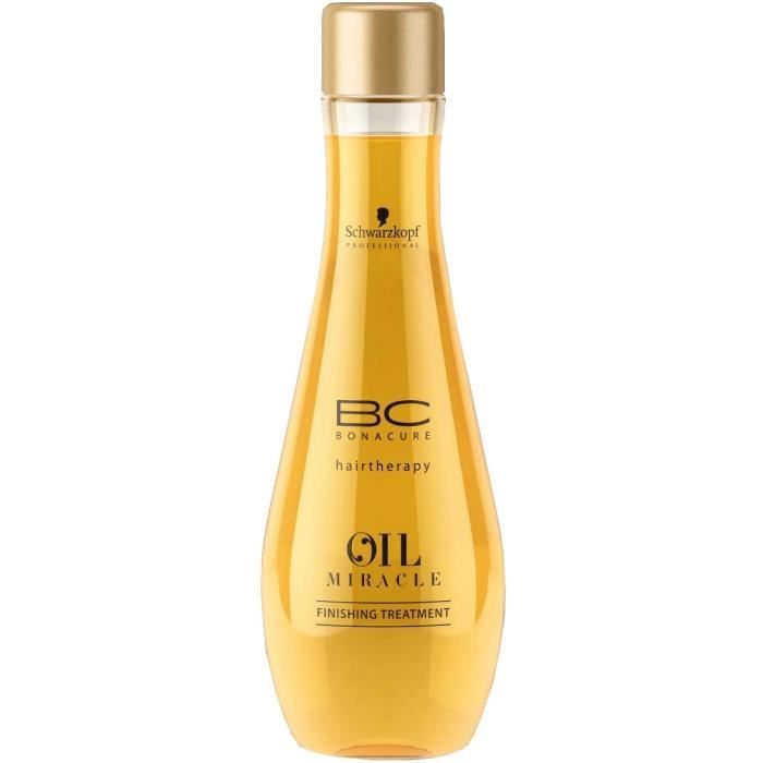 Soins des cheveux Schwarzkopf Professional Huile Oil Miracle Légère Soin de Finition pour Cheveux Normaux à Epais BC Bon 145452