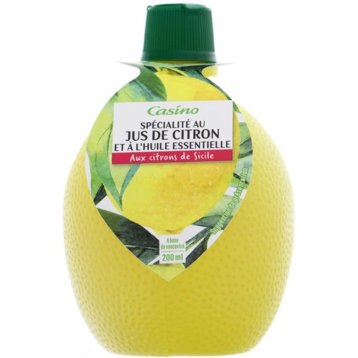 CASINO Jus de Citron - 200ml