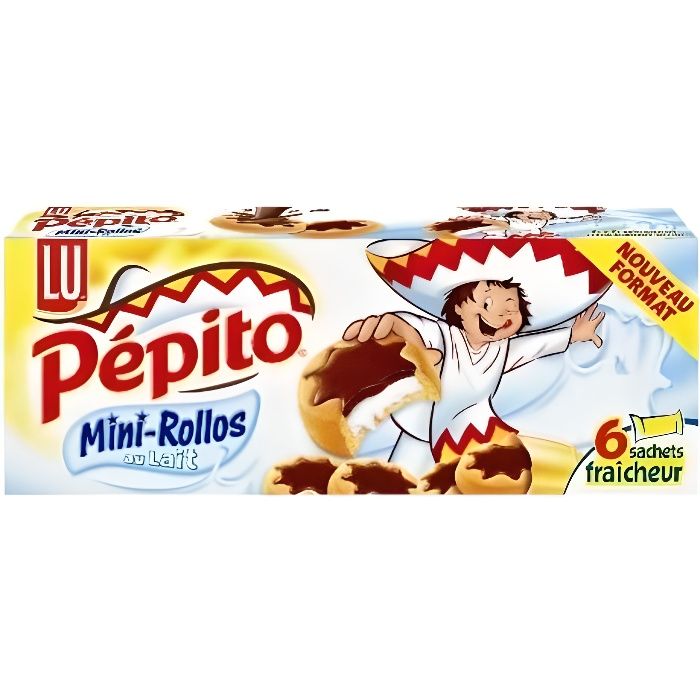 LU PEPITO - Pépito Mini Choco 225G - Lot De 4
