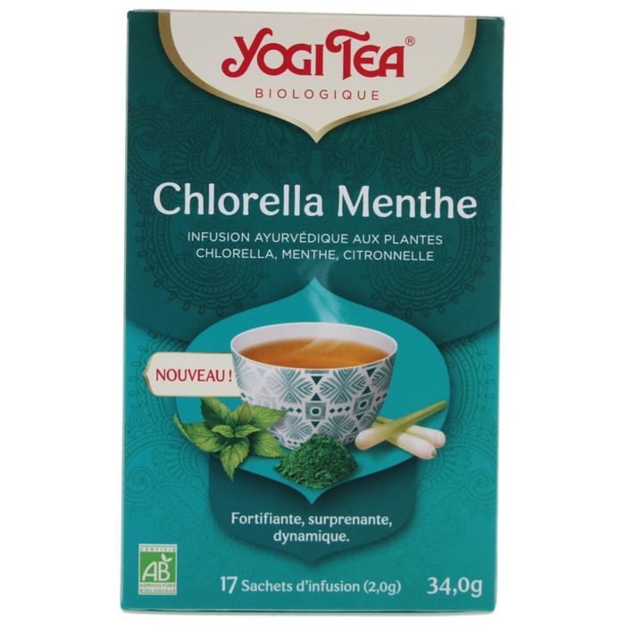 Yogi Tea Chlorella Menthe 17 sachets