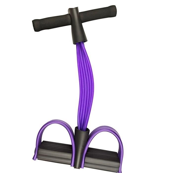 Appareil de Fitness appareil Abdominal Fitness sport multi-fonction corde de Tension quatre - Modèle: 6tubes-Purple - HSJSTLDA05298
