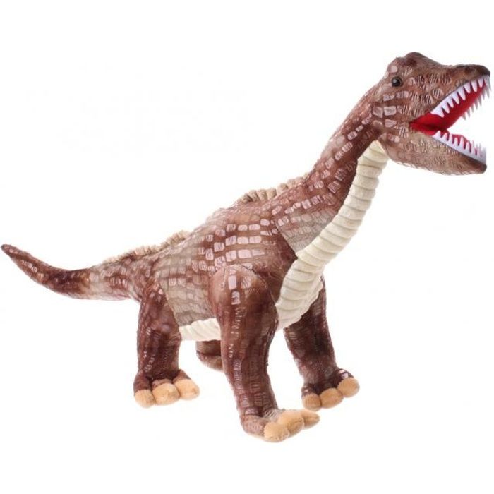 DinoWorld dinosaure T-Rex garçons 68 cm en peluche marron