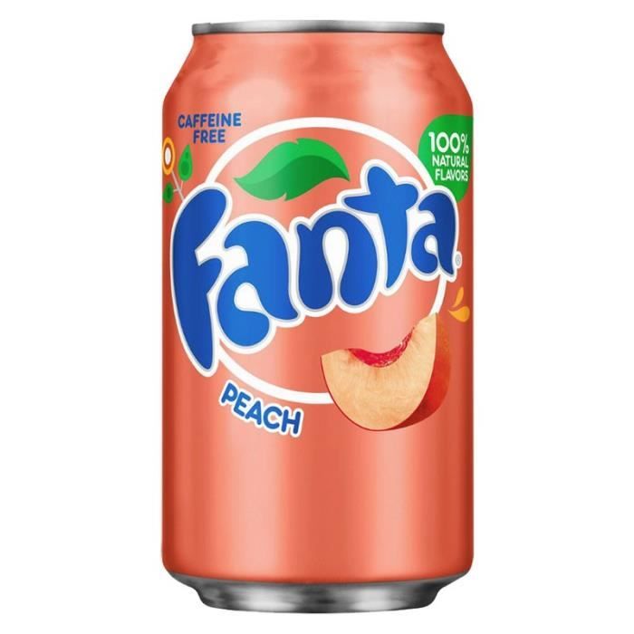 Fanta - Fanta Pêche 35,5cl (pack de 12)