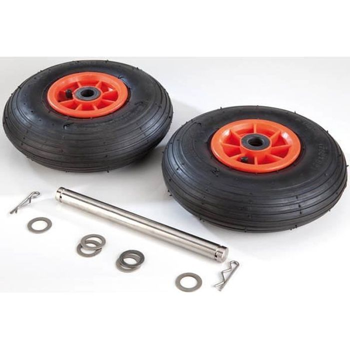 Pneus jumelés pour roues Jockey - 260 x 85 mm - charge maximale 110 kg