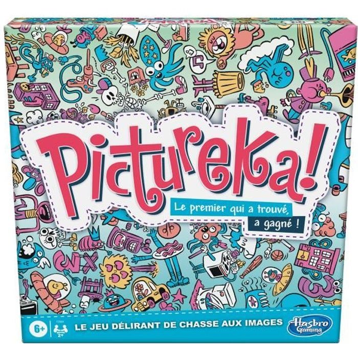 Pictureka! - Hasbro Gaming - Jeu avec images - jeu de plateau pour enfants - amusant pour la famille - à partir de 6 ans