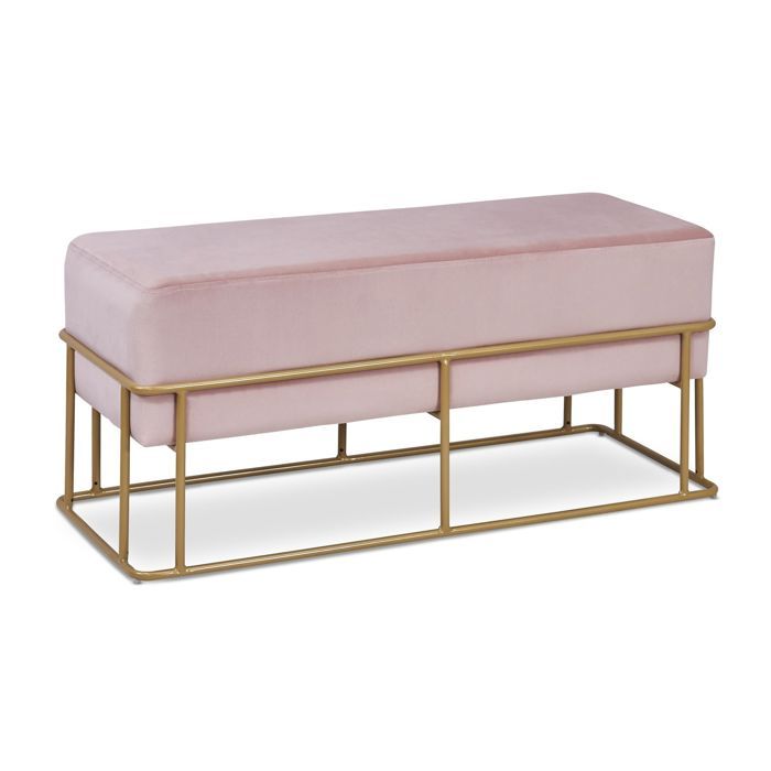 Banquette Rose Velours Pas cher Confort