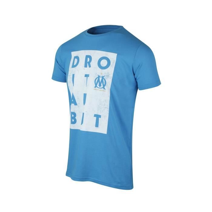 T-shirt OM Bleu Junior 100 % Coton
