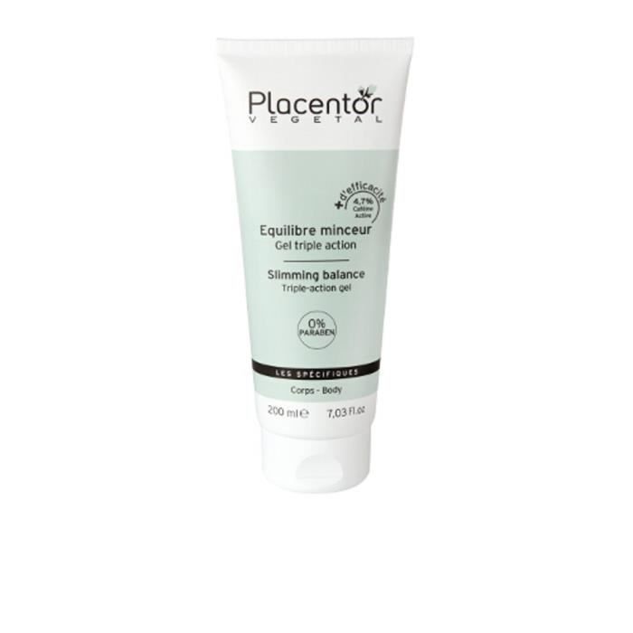 Placentor Lot de 2 Équilibre Minceur Gel Triple Action 200 ml