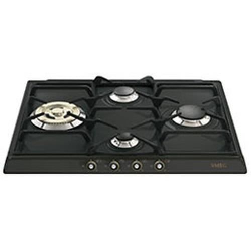 Smeg SR764AO, Intégré, Cuisinière à gaz, anthracite, 1050 W, 1650 W, 2200 W