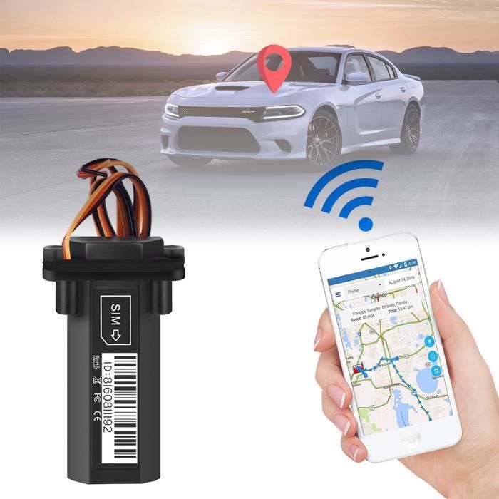 Traqueur GPS de véhicule de moto de voiture GT02 dispositif de suivi de localisateur en temps réel GSM GPRS
