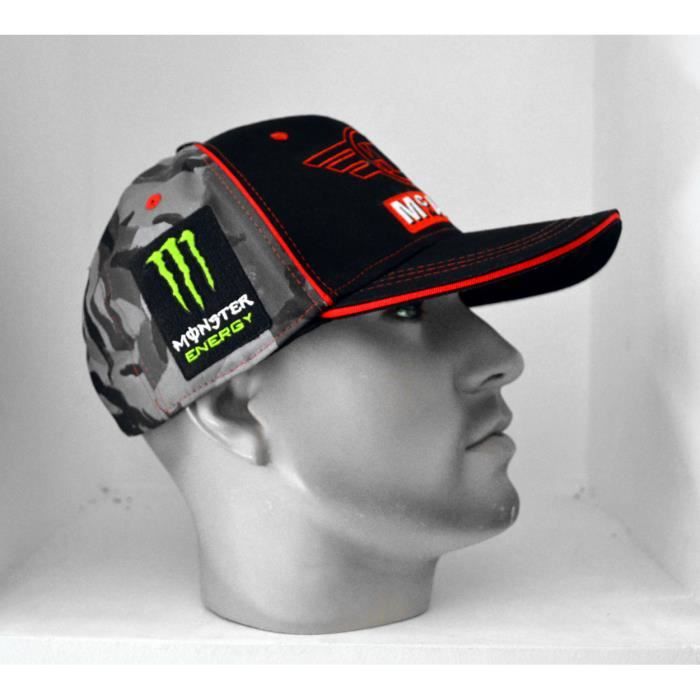 CASQUETTE REGLABLE WSBK SUPERBIKE YAMAHA MC AMS M1 OFFICIELLE CAMO