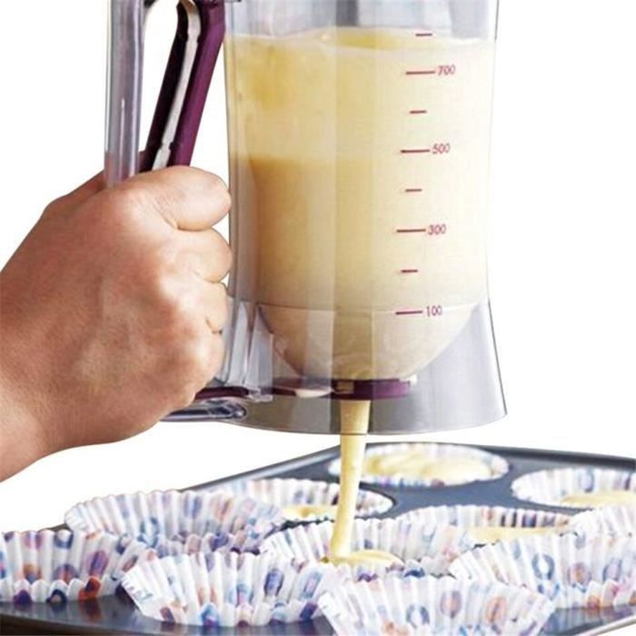 FARUTA Machine à Beignets Manuelle En Plastique - Distributeur De Pâte à Donuts Et Crêpes | Accessoire Cuisine DIY