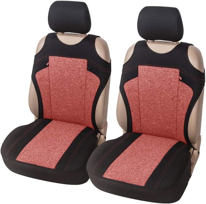 Lot de 2 Housses de Siège Auto Universelles,Protection Siège Couvre ...