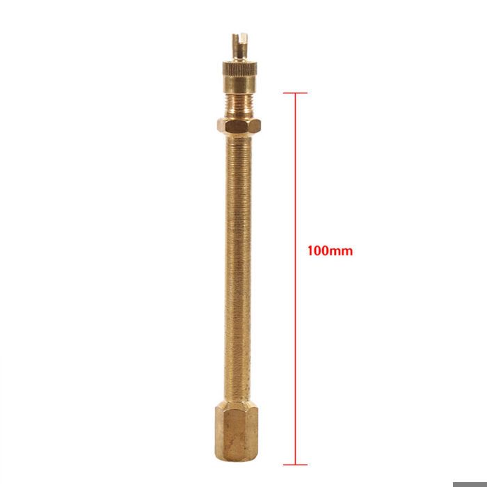 Keenso Rallonge De Valve De Pneu En Laiton - 100mm, 140mm Ou 200mm - Adaptateur Pour Gonflage Facile - Véhicules, Camping-Cars, Remorques